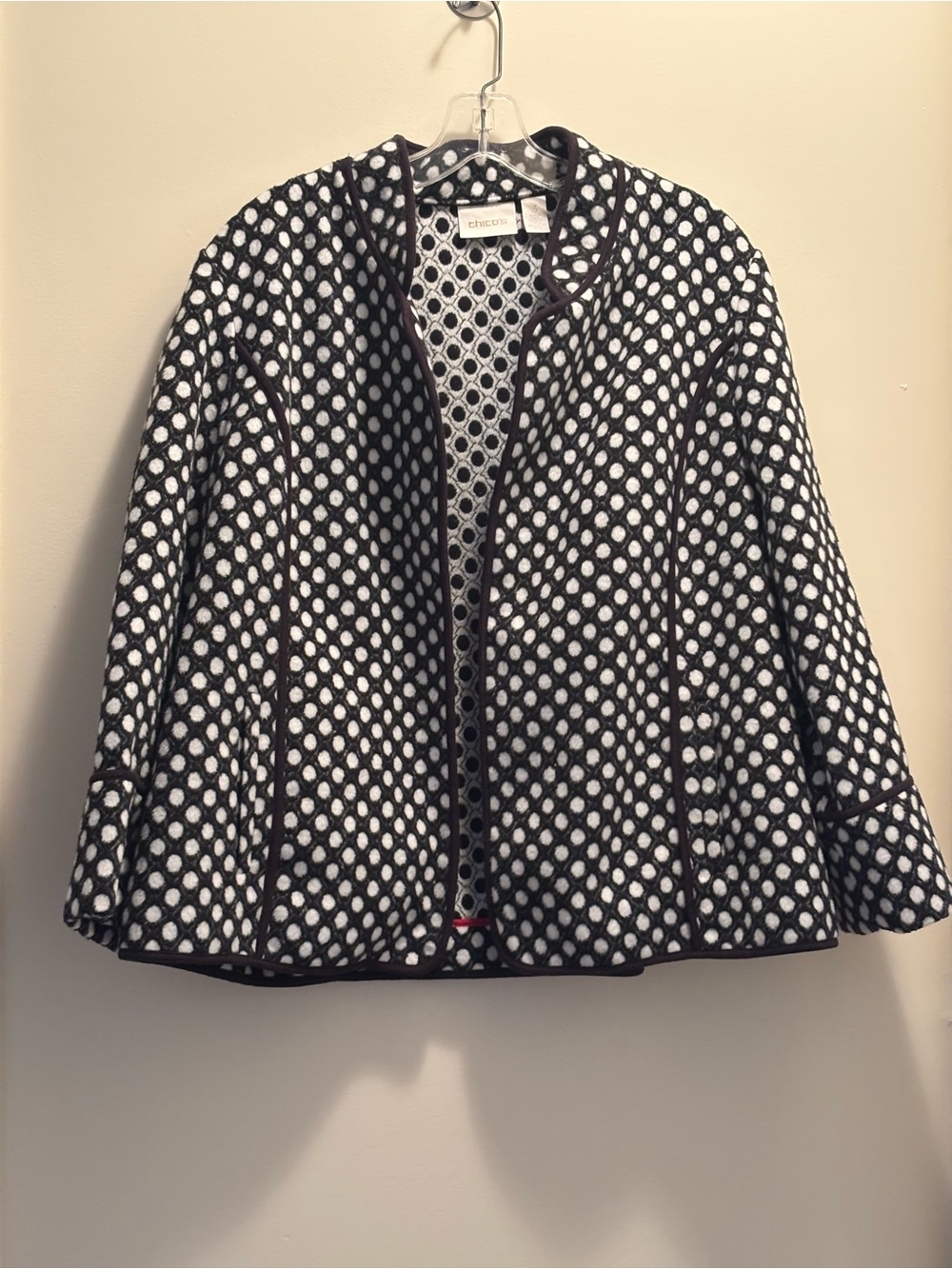 NWOT Chico’s 3/4 Sleeve Jacket - Picture 3 of 7